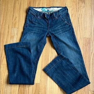 ANONAME 90s LOW RISE FLARE “CANDY” JEANS 25”